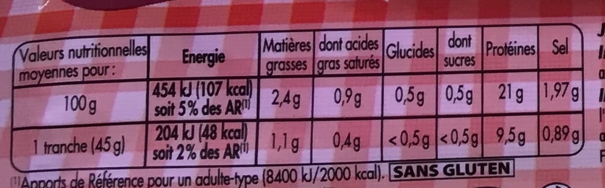 Monique ranou Jambon découenné dégraissé - mon paris packshot