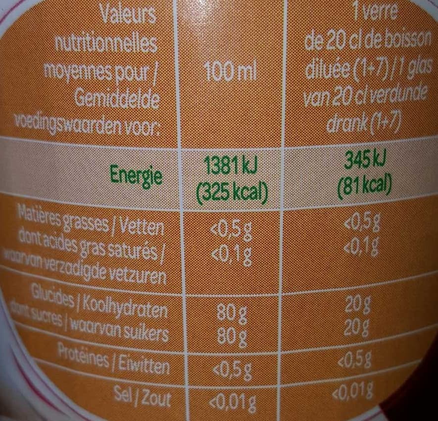 Paquito Sirop Pêche packshot