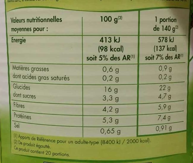 Intermarché Petits pois extra-fin packshot