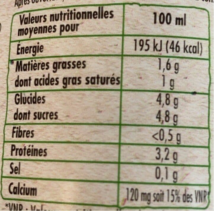 Pâturages Lait uht 1/2 ecreme bio bt 1l packshot