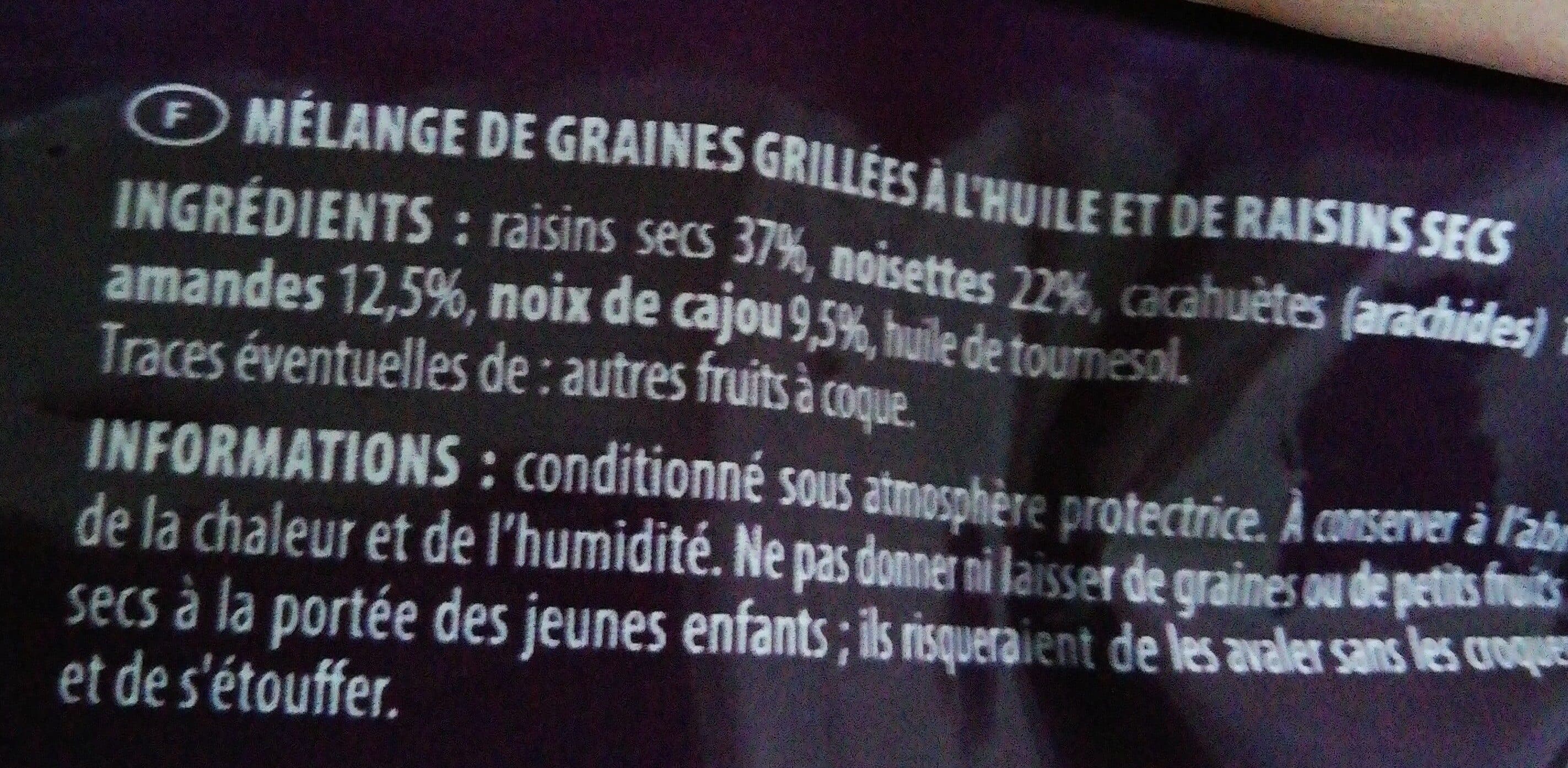 Bouton d'or Mélange graines & raisins packshot