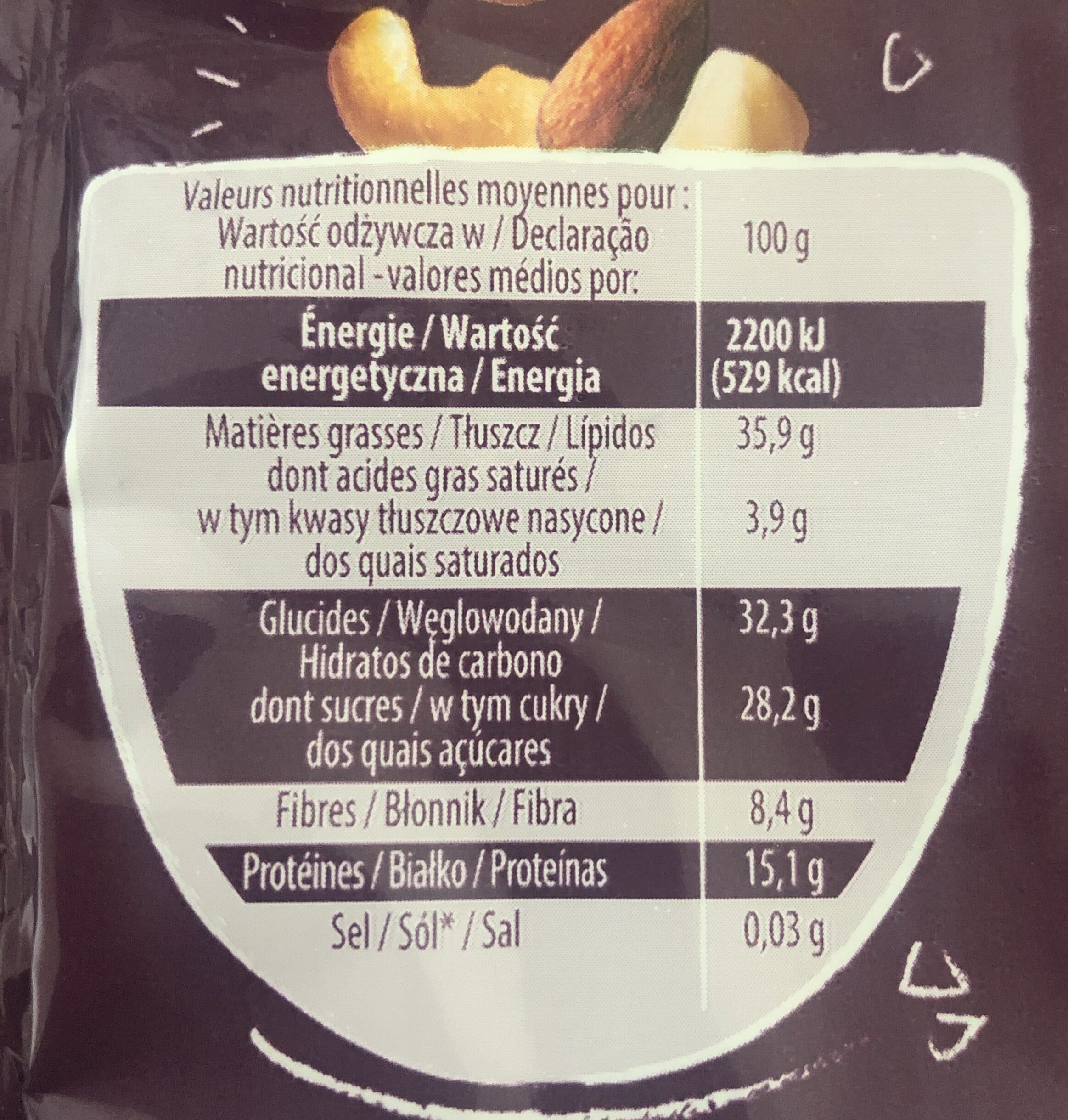Bouton d'or Mélange graines & raisins packshot