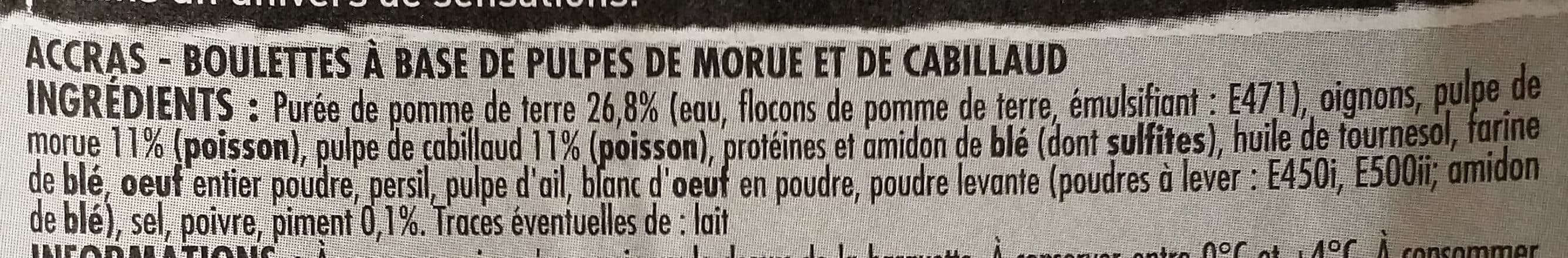 Itinéraire des Saveurs Accras de morue packshot
