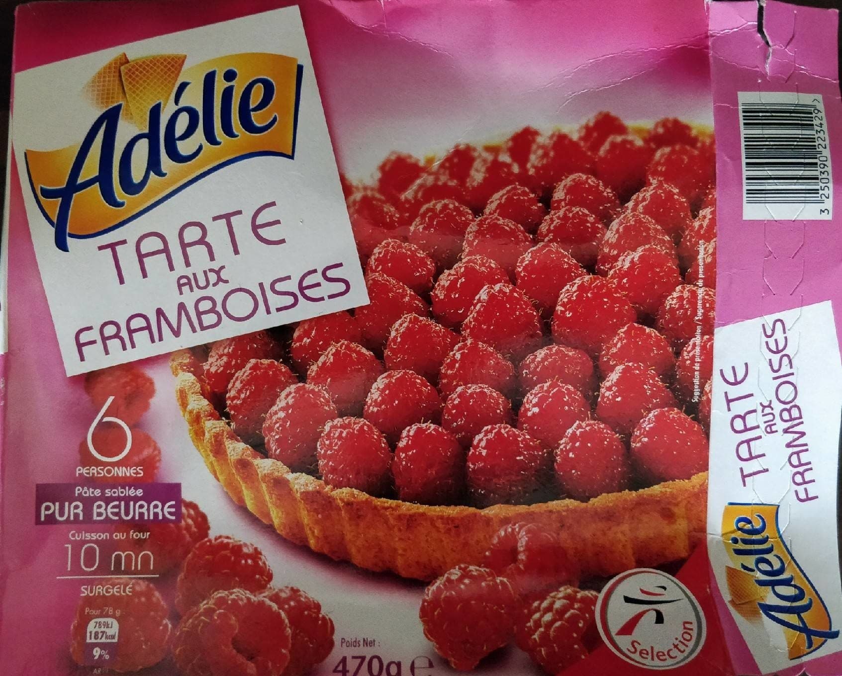 Adelie Tarte aux framboises packshot