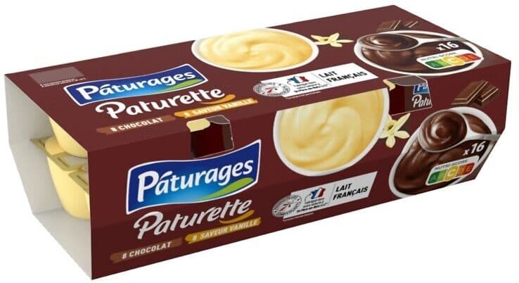 Pâturages Cd panache vanille chocolat paturette x 16 packshot