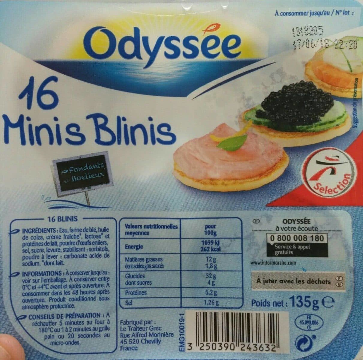 Intermarché Minis Blinis packshot