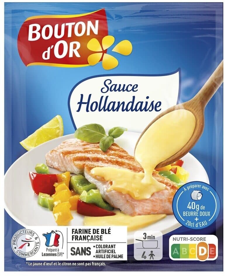 Bouton d'or Sauce hollandaise 32g packshot