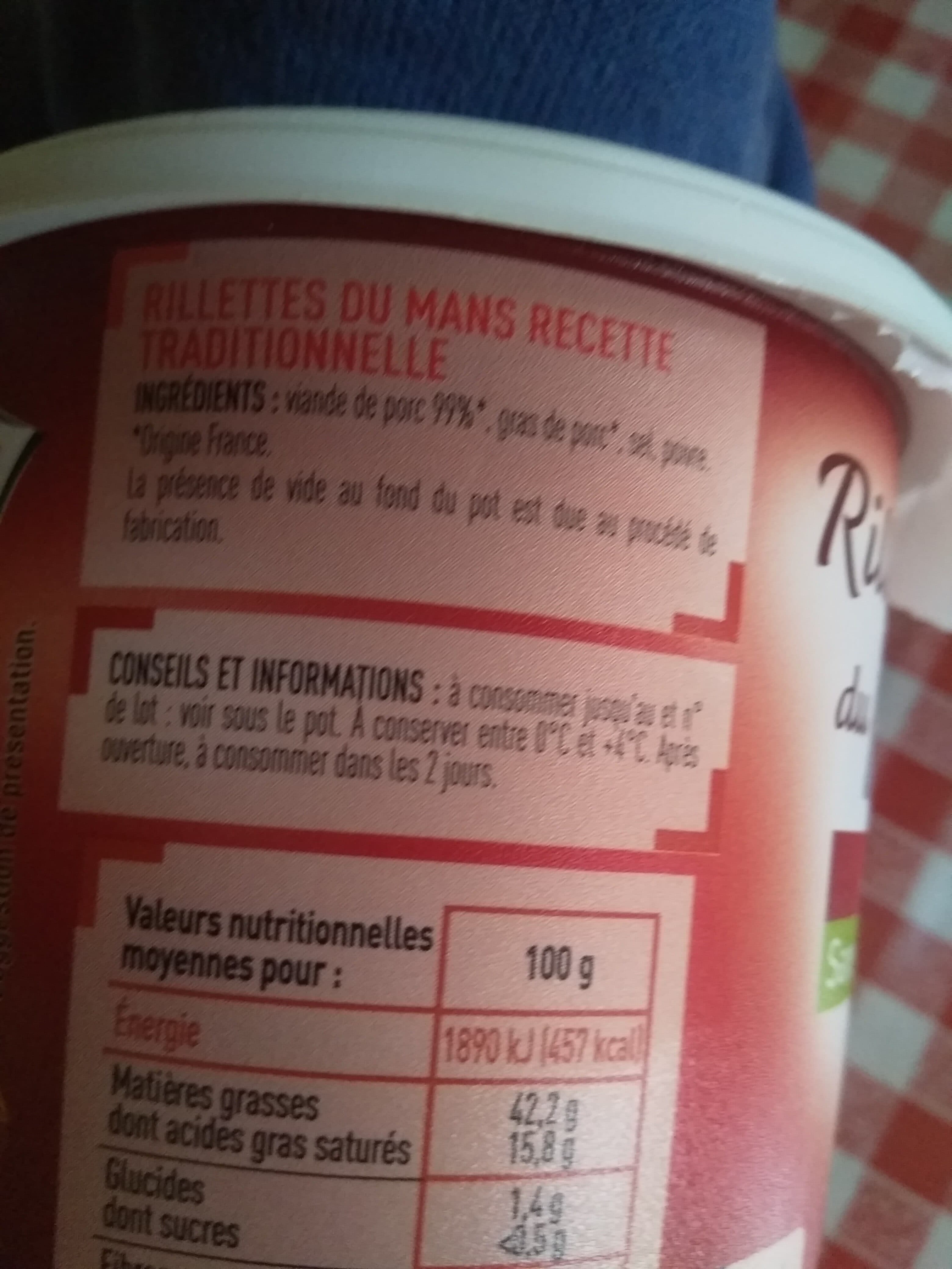 Netto Rillettes du mans 220g packshot