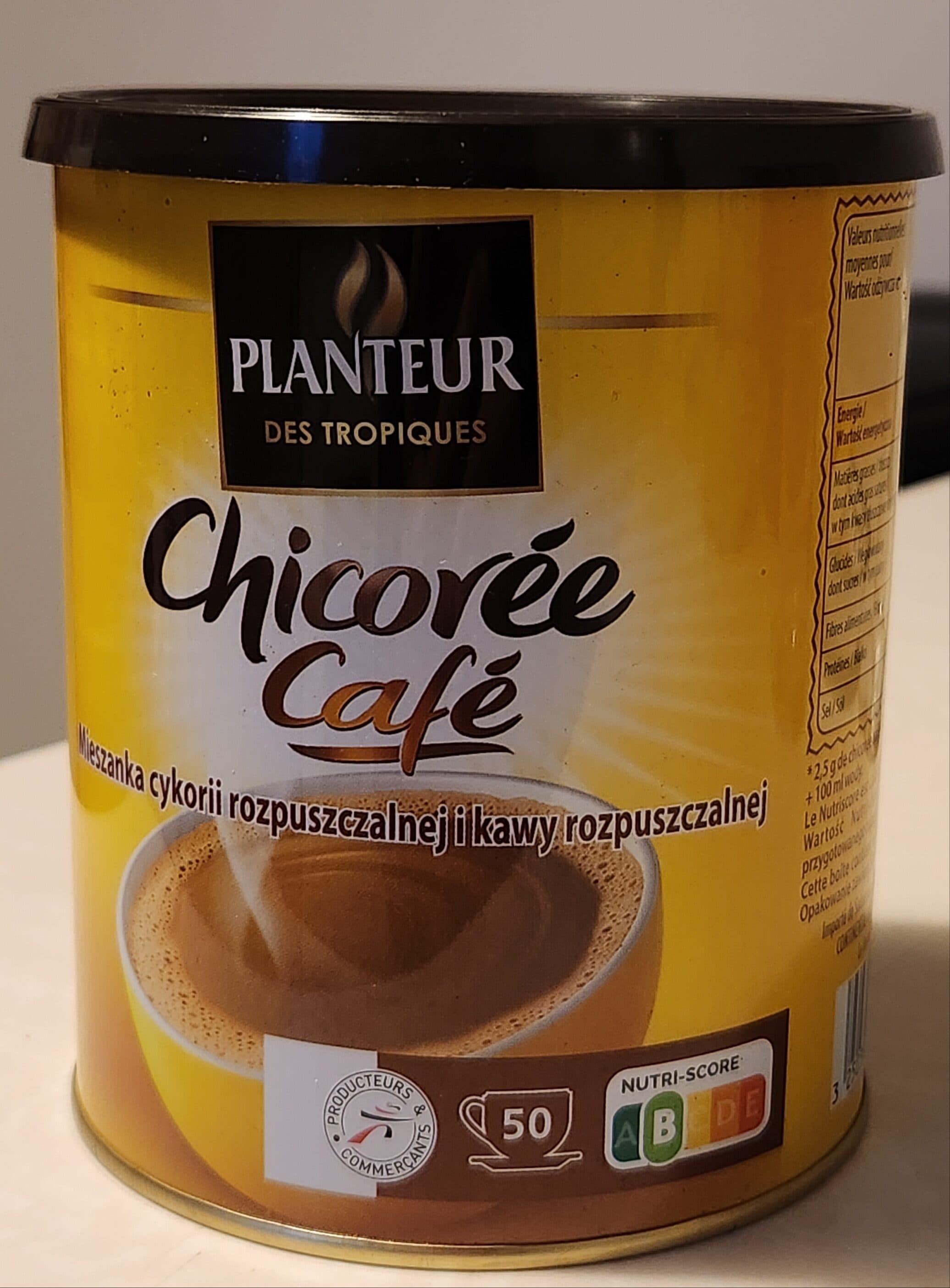 Planteur des tropiques Chicorée café packshot