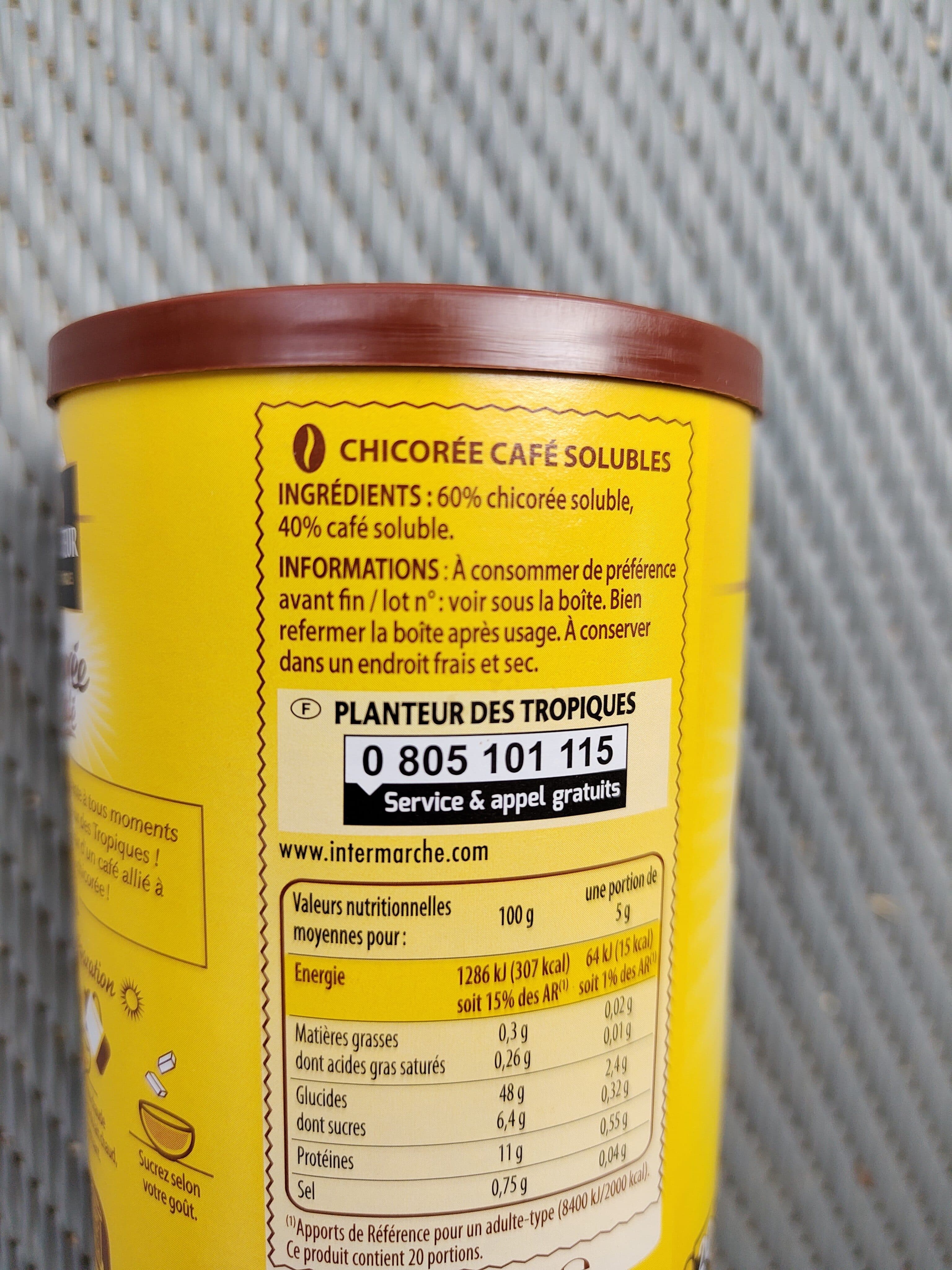 Planteur des Tropiques Chicorée café packshot