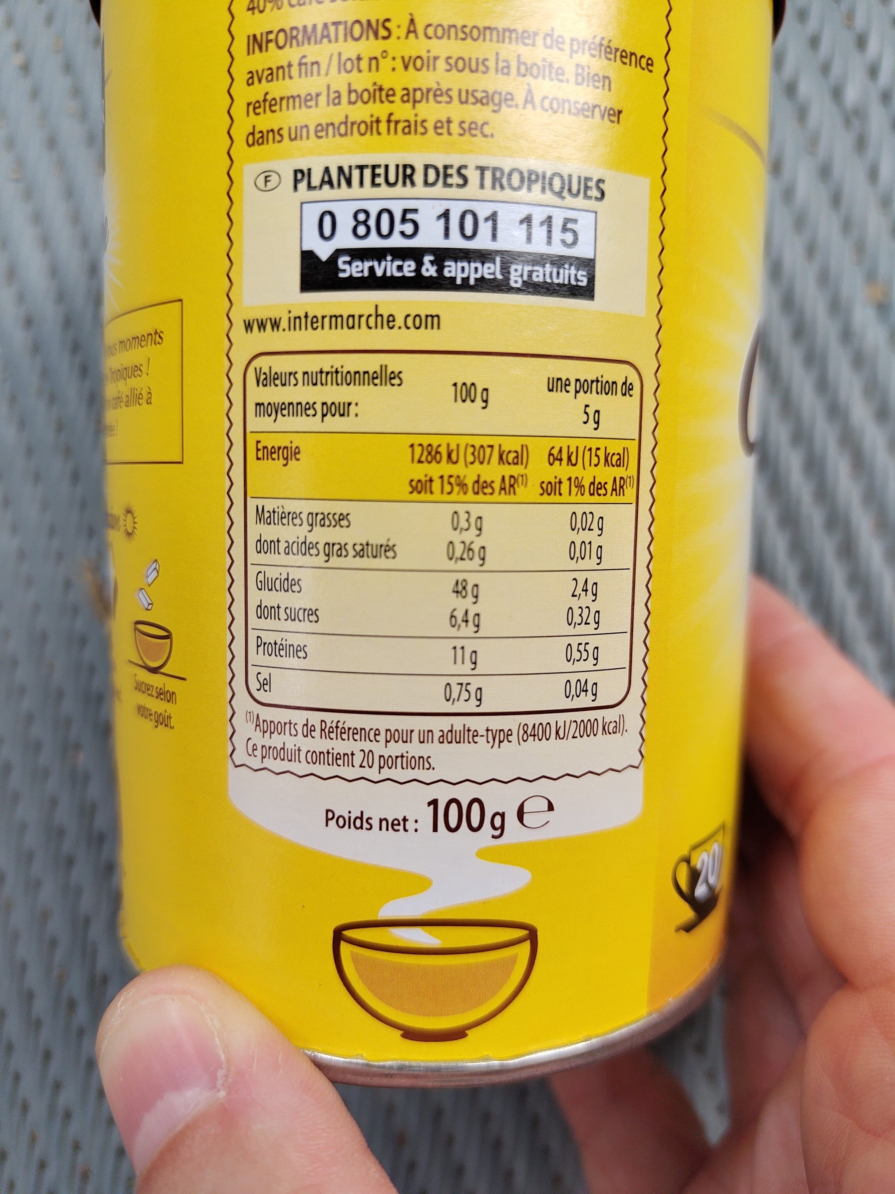 Planteur des Tropiques Chicorée café packshot
