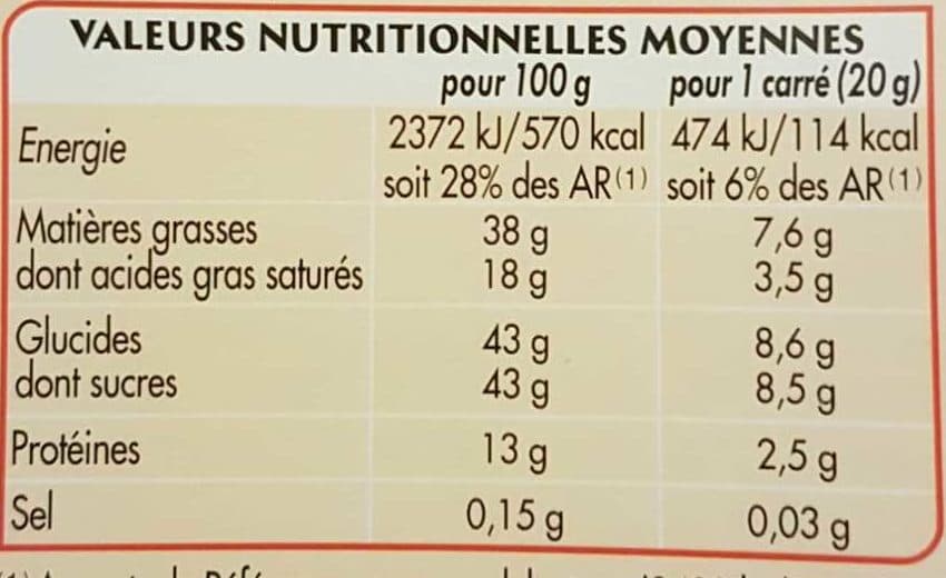 Netto Tablette bloc chocolat au lait aux amandes caramélisées pointe de sel - 200g packshot