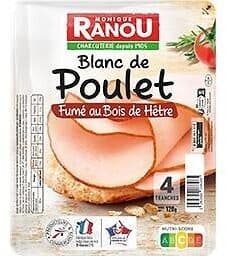 Monique Ranou Blanc de poulet sup fume 4t 120g packshot
