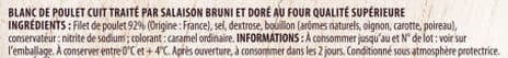 Les Mousquetaires Blanc de poulet sup dore au four 2tr 80g packshot