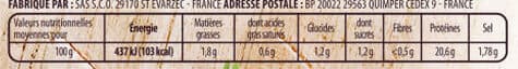 Les Mousquetaires Blanc de poulet sup dore au four 2tr 80g packshot