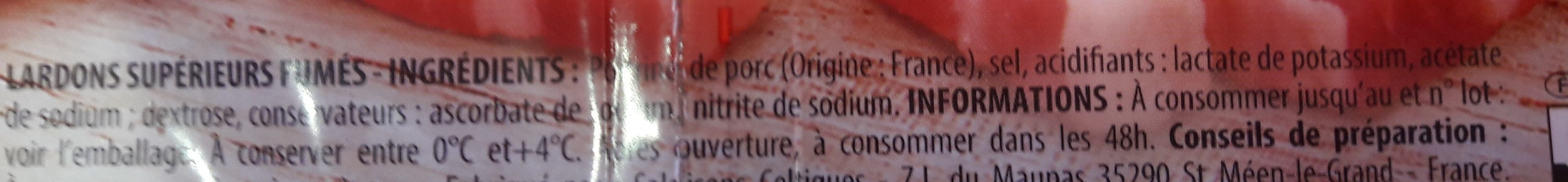 Monique ranou Lardons fumes 2x100g packshot