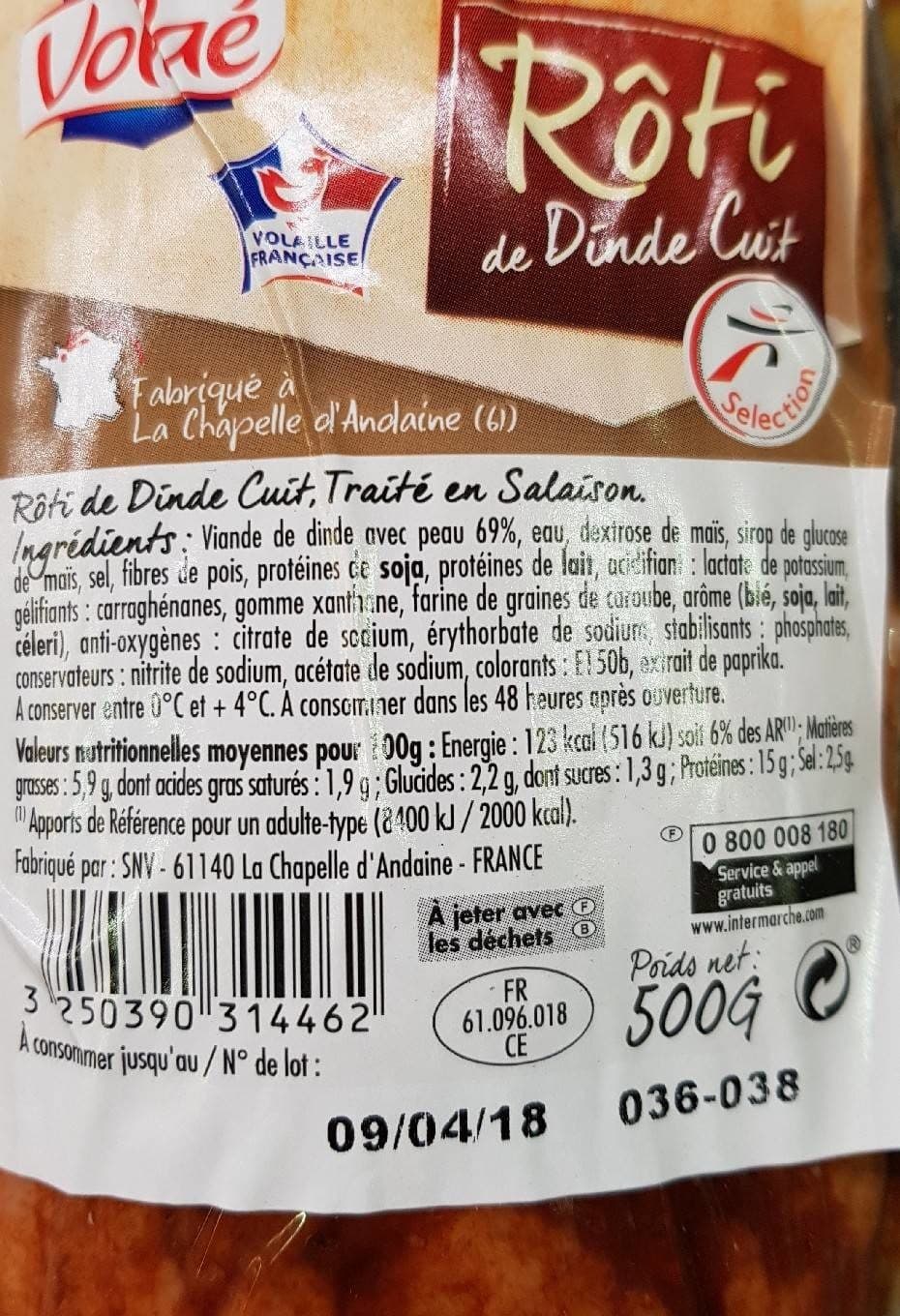 Volaé Rôti cuit de dindonneau packshot