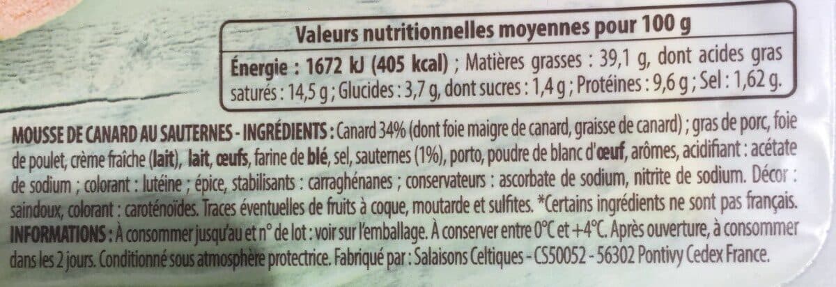 Monique Ranou Mousse de canard au Sauternes packshot