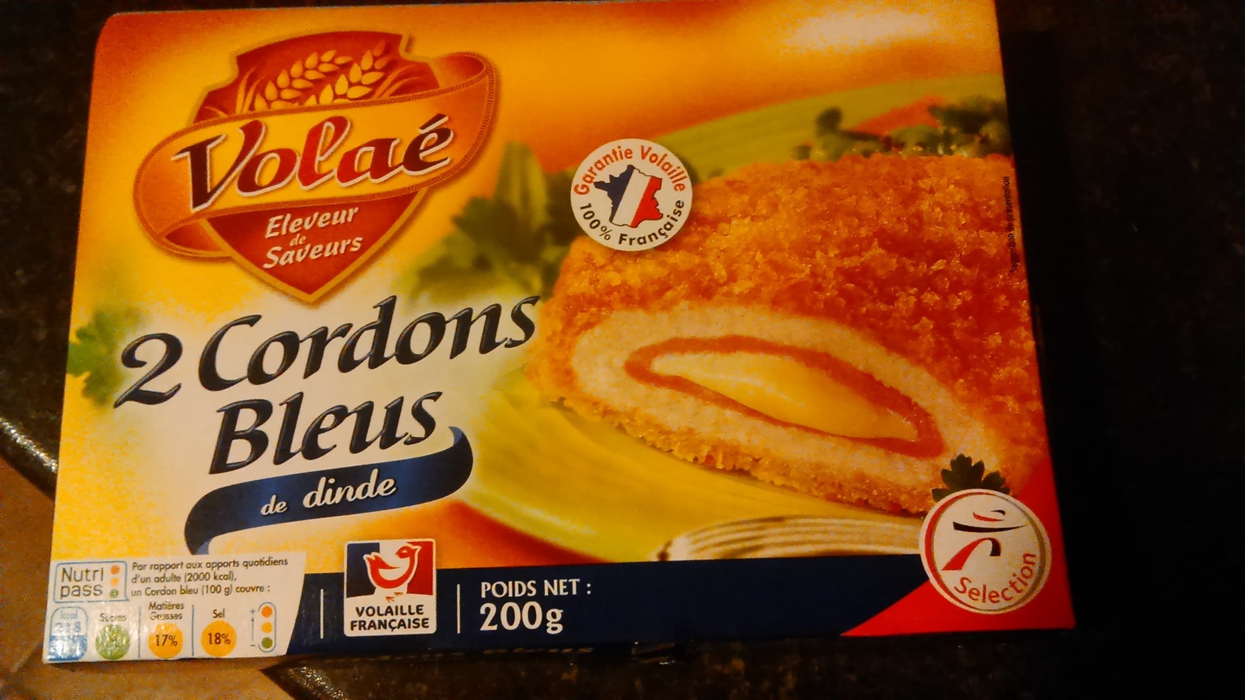 Volaé 2 Cordons Bleus de Dinde packshot