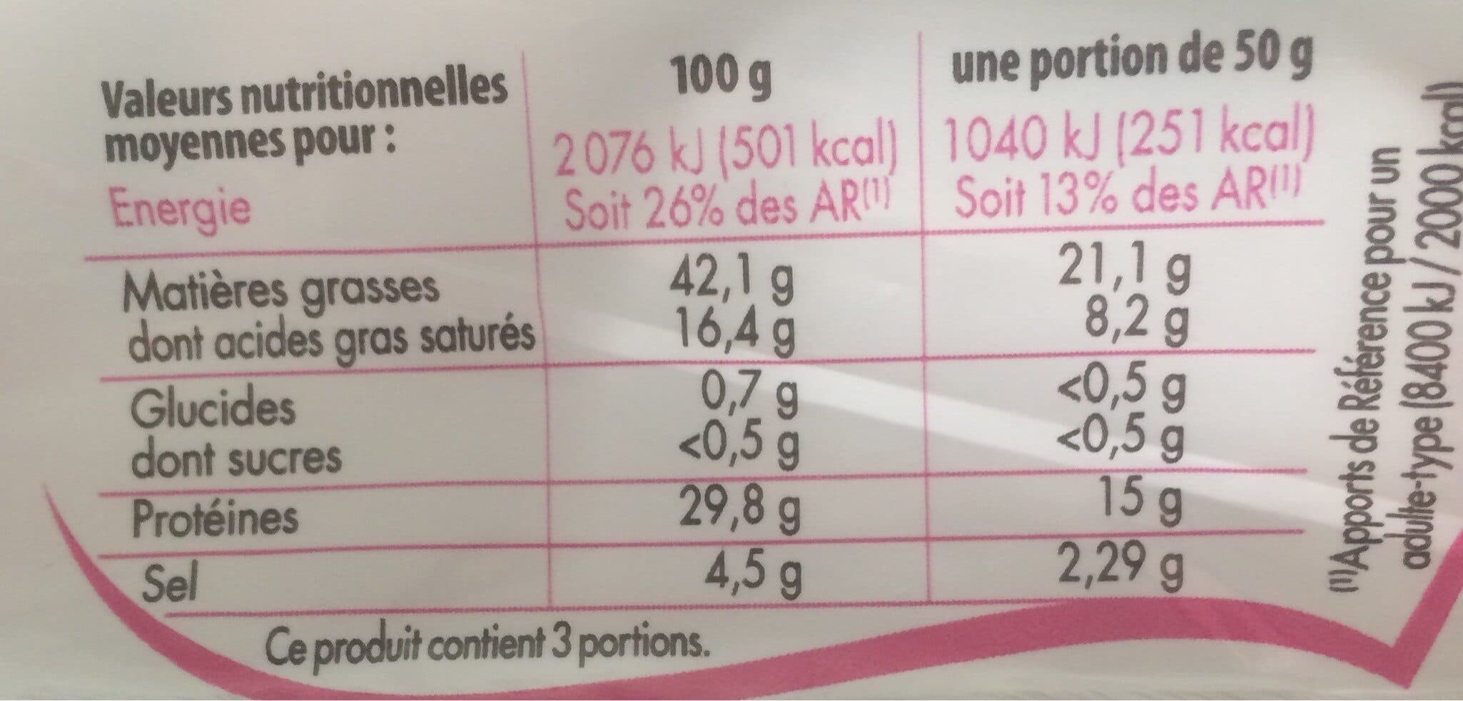 Monique ranou LS Saucisses sèches ficelles 3*50g packshot