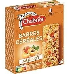 Chabrior Barres céréalières à l'abricot x6 - 125 g packshot