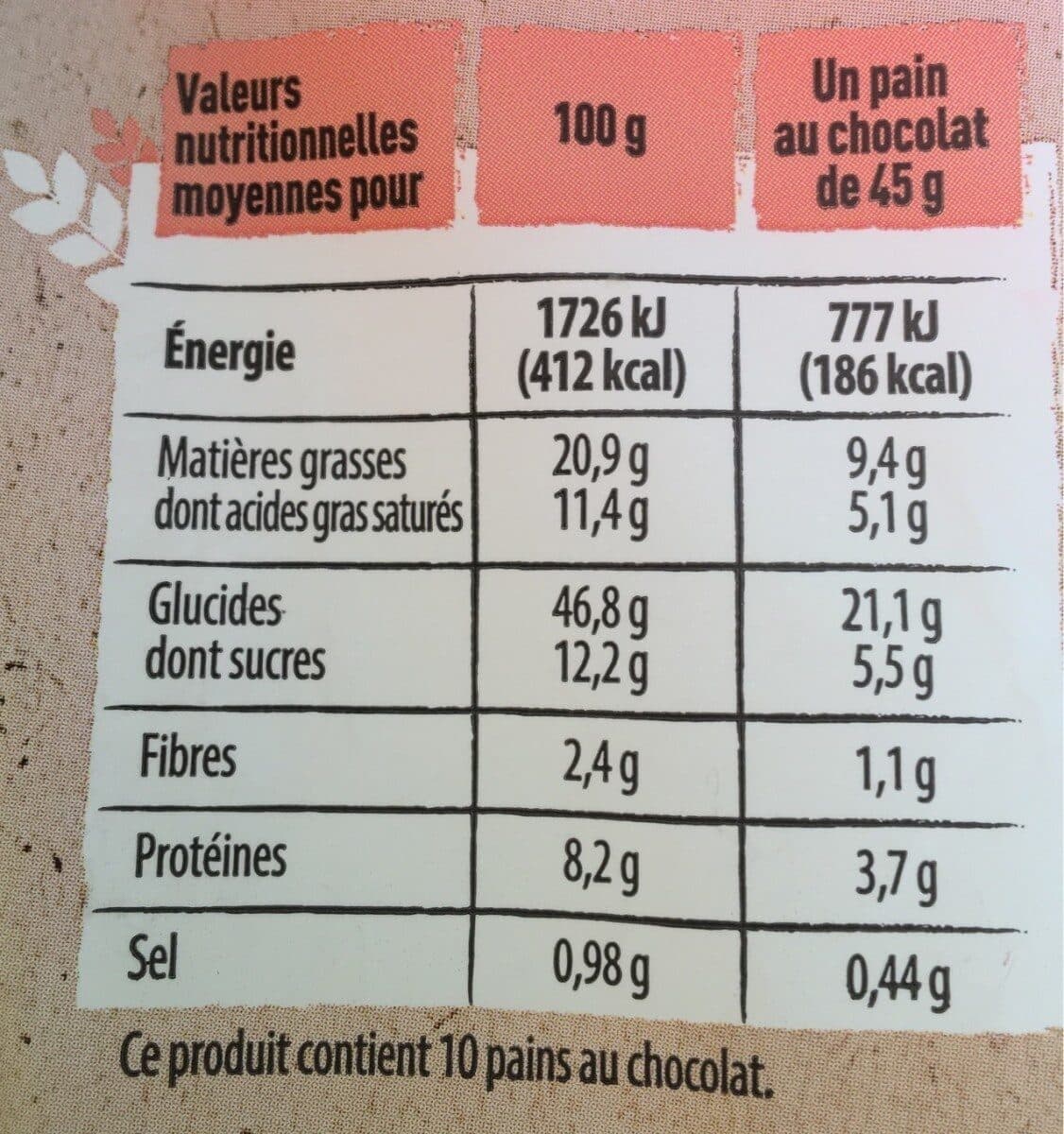 Chabrior Pains au chocolat packshot