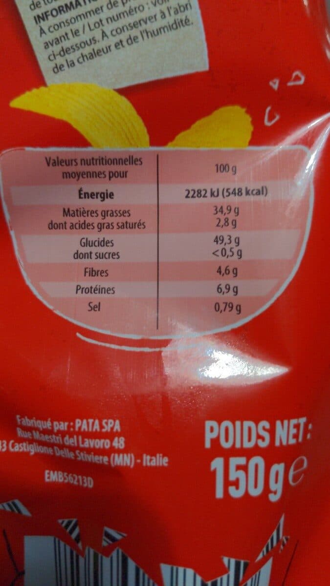 Bouton d'or Chips craquantes packshot