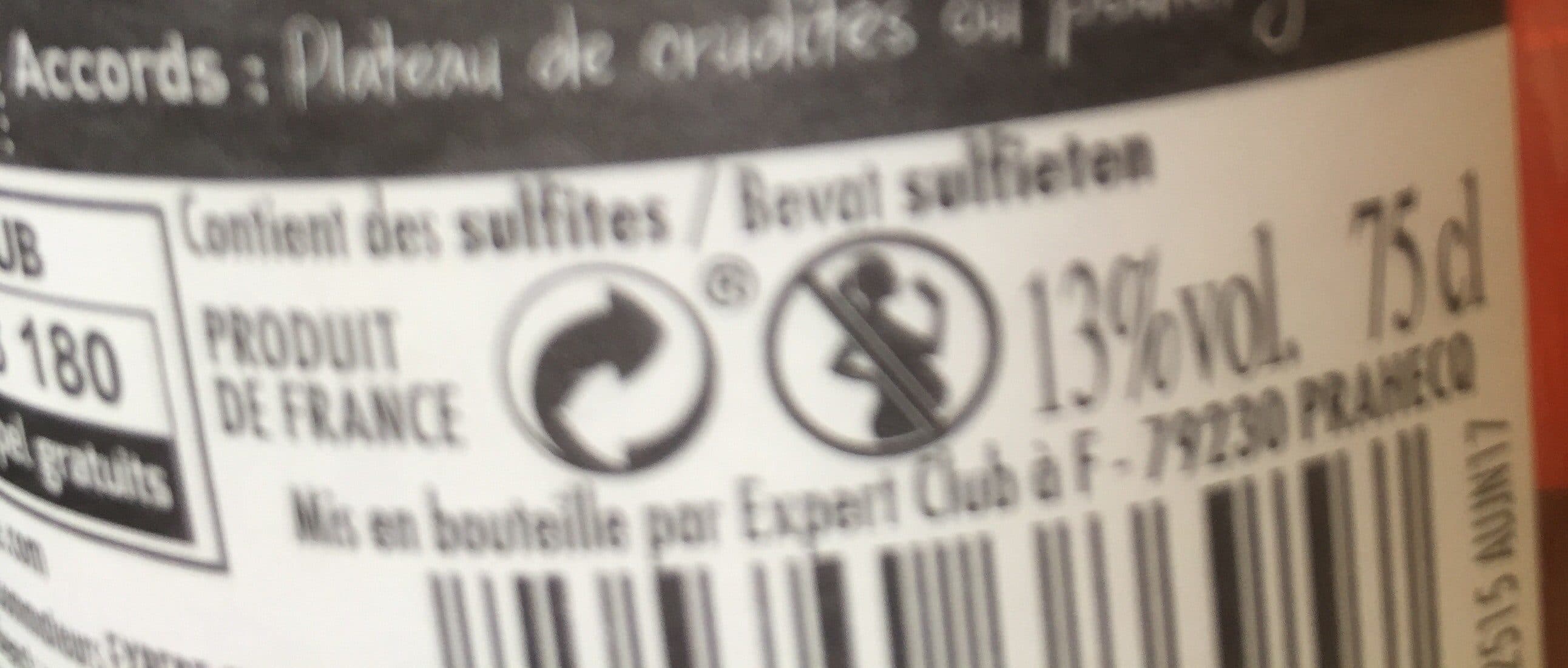Expert club Costières De Nîmes, Cuvée Des Manades, Vin Rosé packshot