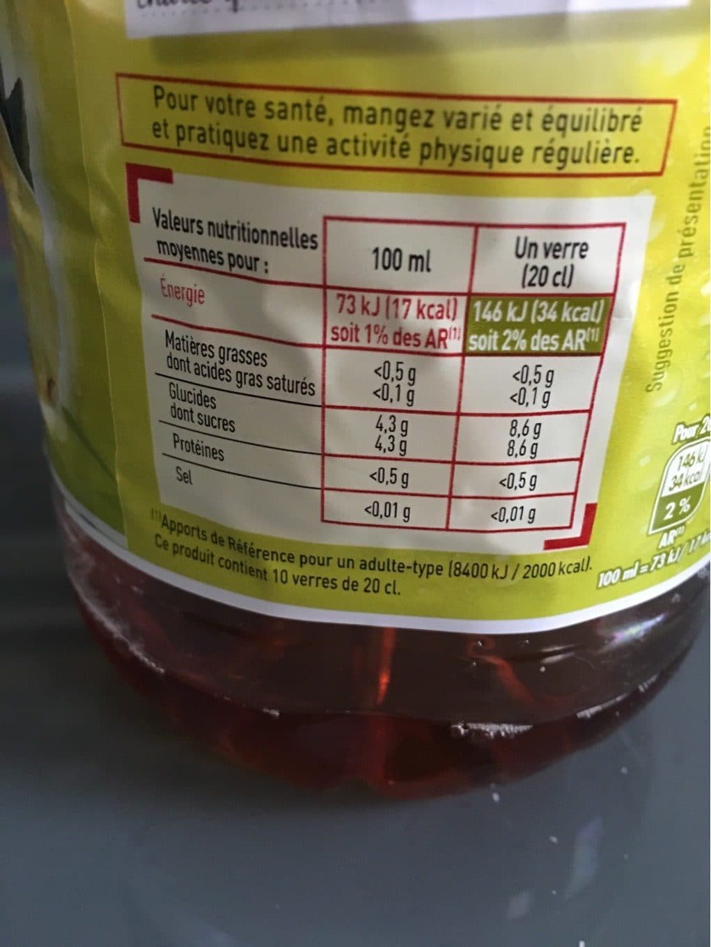 Netto Netto Thé Citron PET 2L packshot