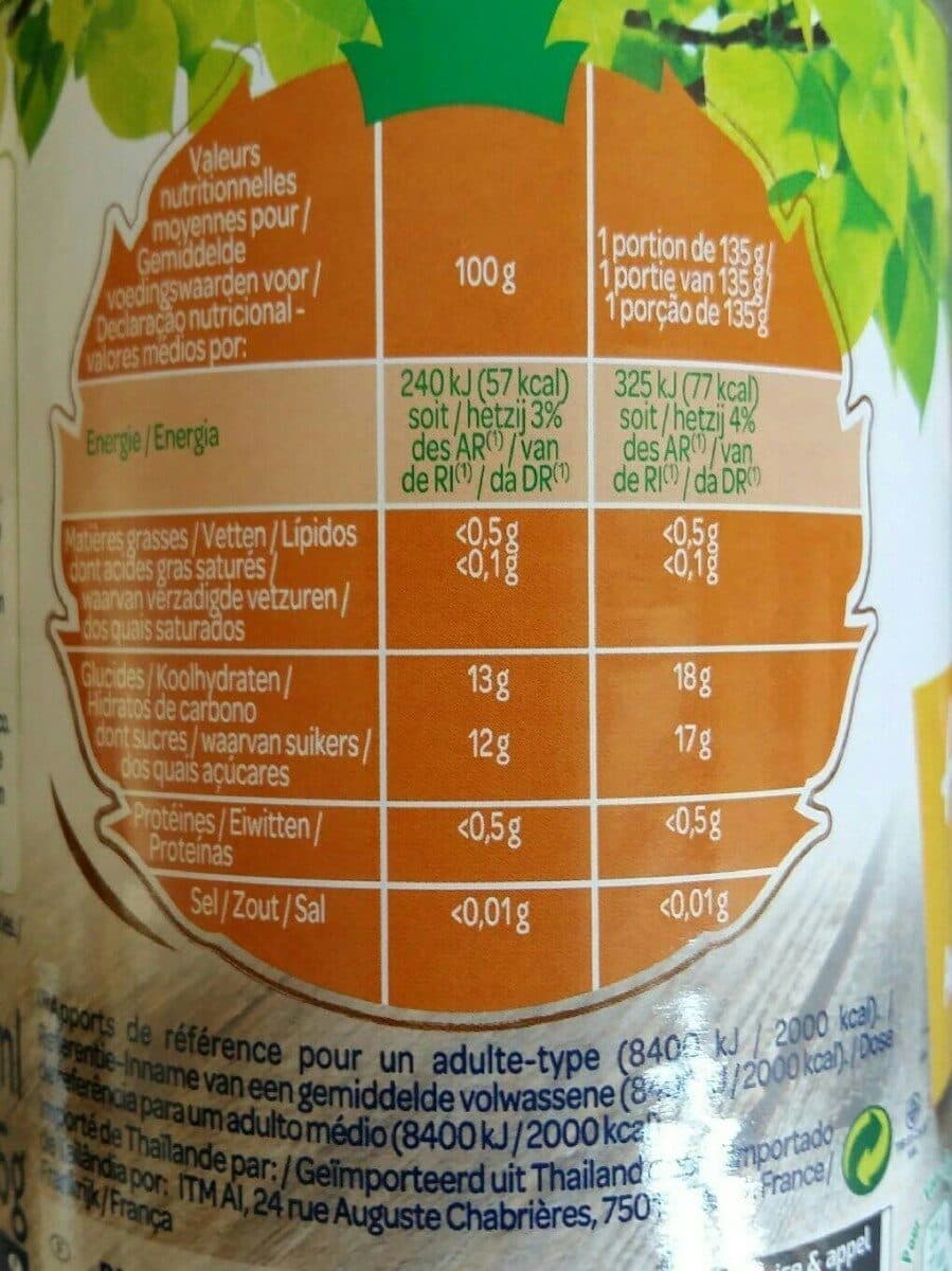 Solaya ANANAS EN TRANCHES AU JUS D'ANANAS - boîte 3/4 packshot