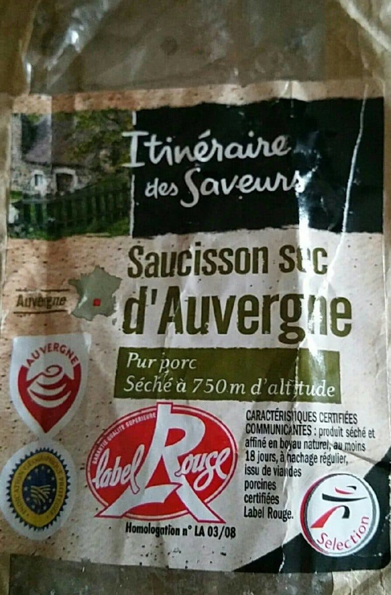 Itinéraire des Saveurs Saucisson sec d'Auvergne packshot