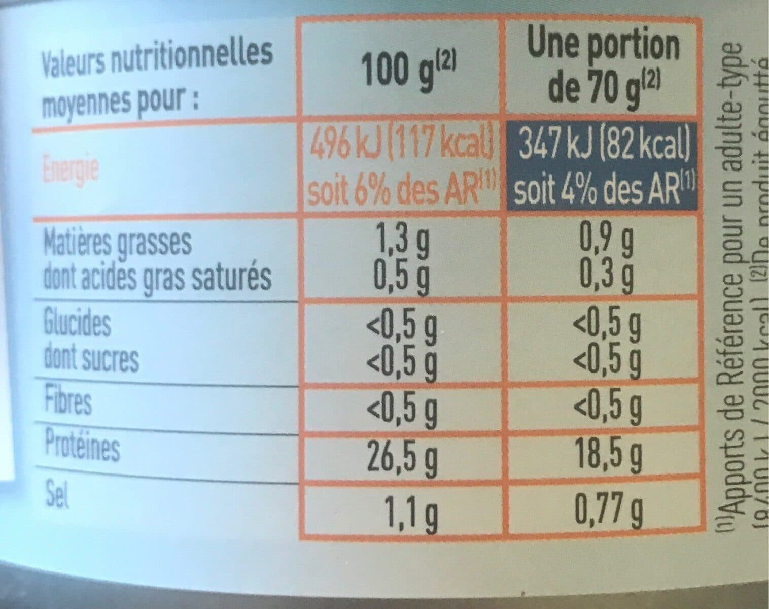Netto Thon albacore au naturel bloc 200g 140g (1/4) packshot