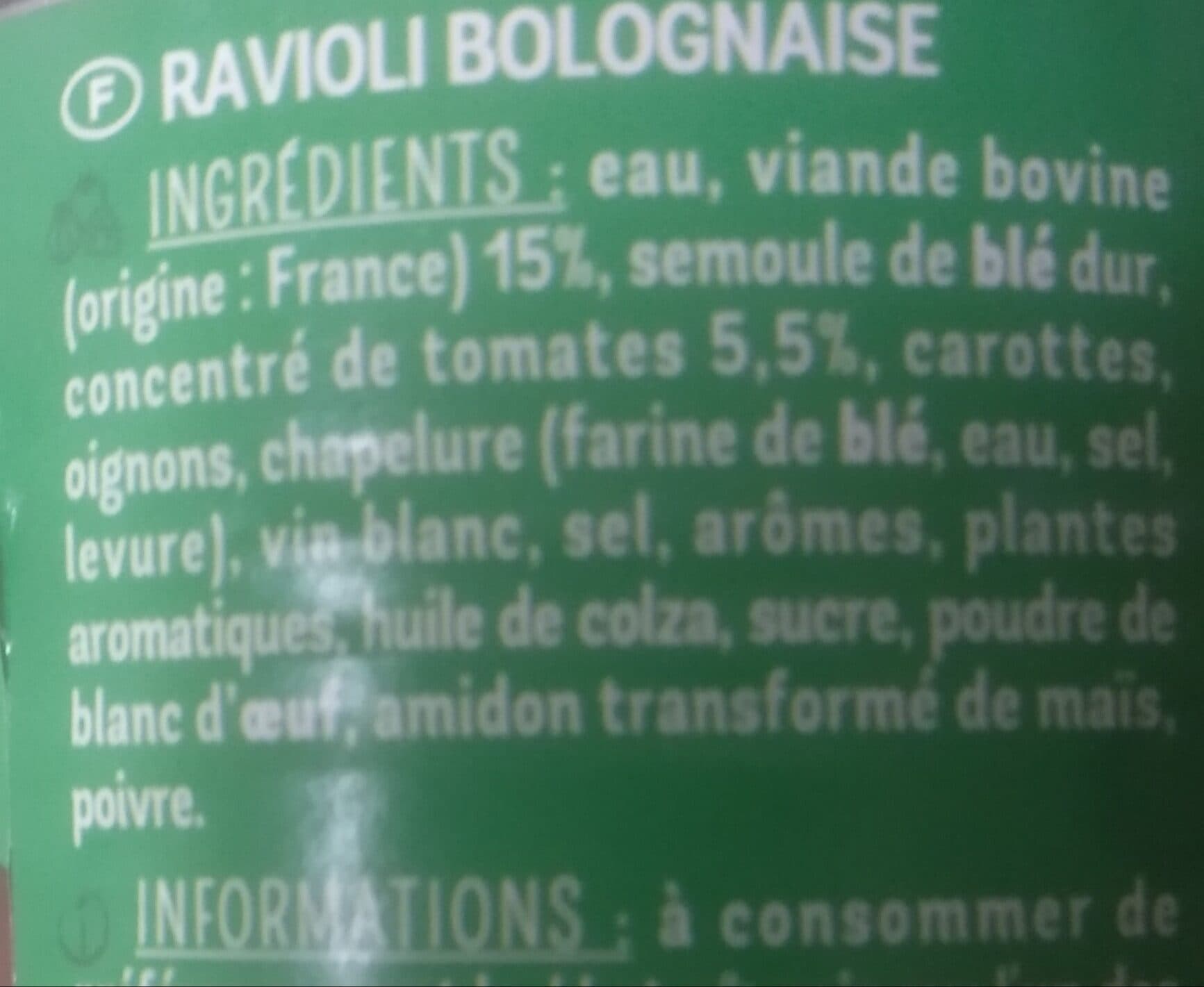 Fiorini Ravioli Bolognaise packshot