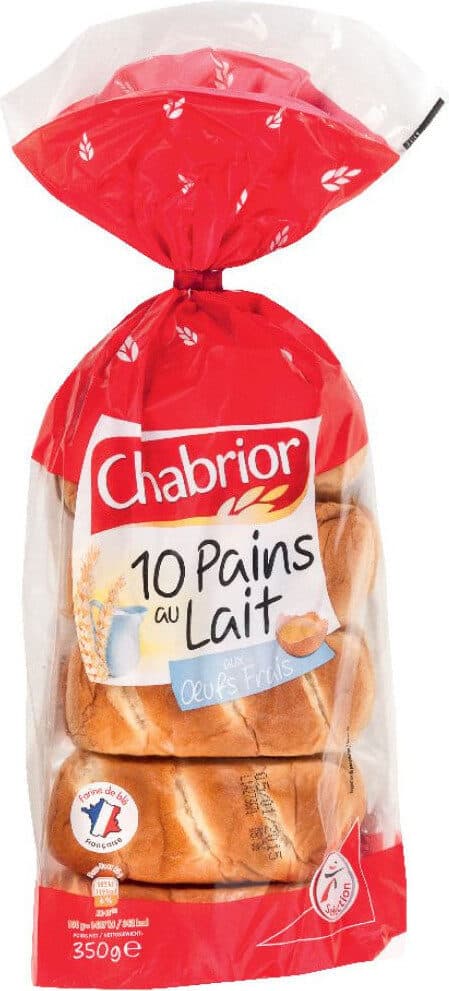 Chabrior Pains au lait aux œufs frais packshot