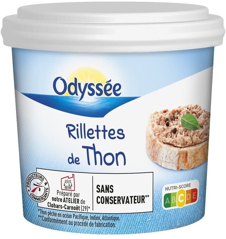 Odyssée Rillettes de thon - 150g packshot