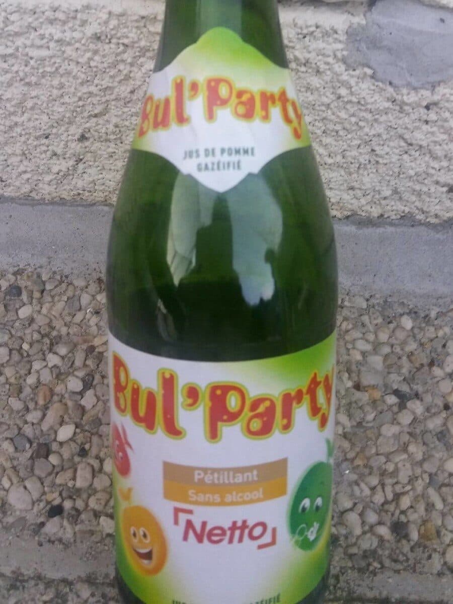 Netto BUL'PARTY Jus de pomme gazéifié 75cl packshot