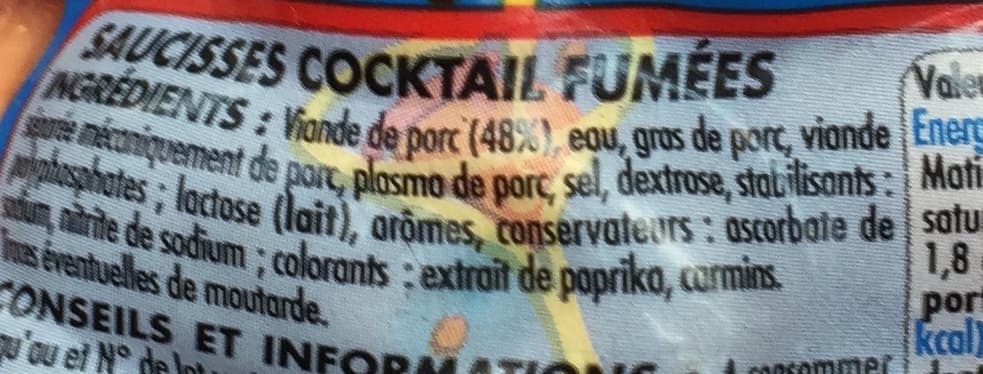 Netto MINI KNACKS SAUCISSES COCKTAIL FUMEES 400g packshot
