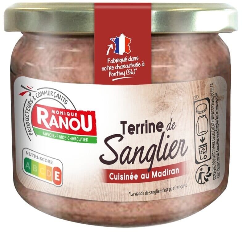 Intermarché VERRINE Terrine de sanglier - Cuisinée au Madiran packshot