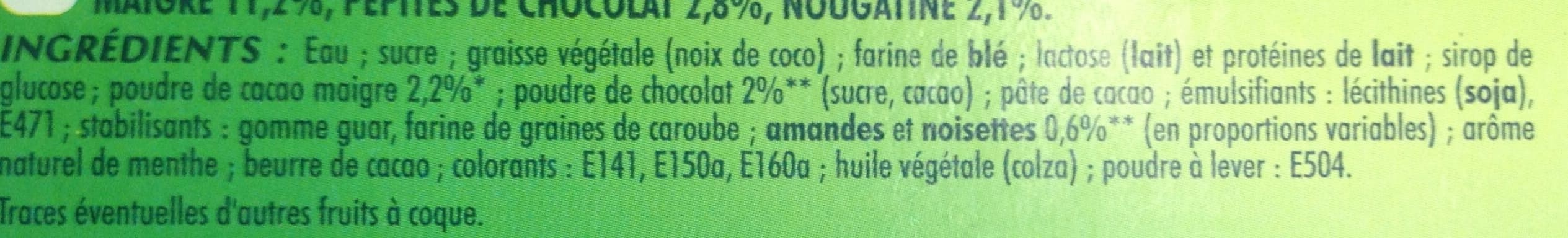 Adélie Cône menthe - chocolat (G) sauce au chocolat et morceaux de chocolat x6 - 120mL packshot