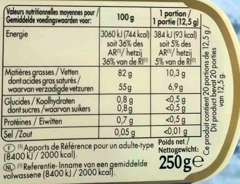 Intermarché BEURRE TENDRE DOUX bq packshot