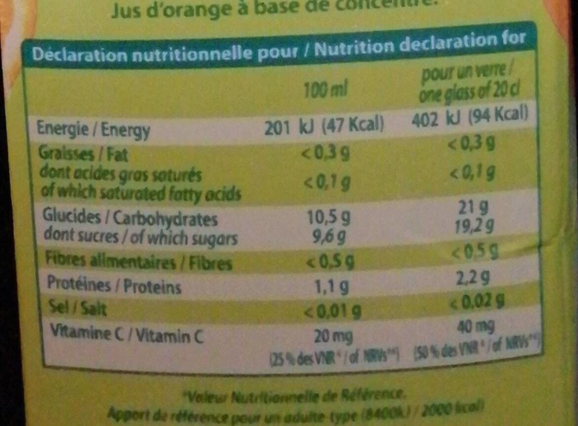 Solal Jus d'orange 1L packshot