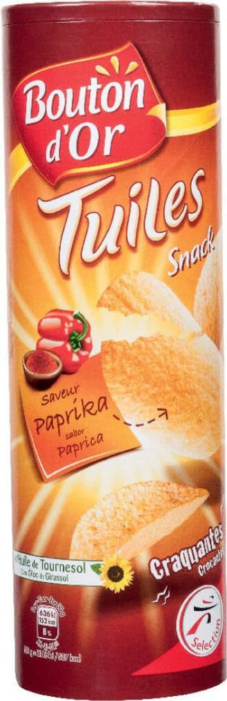 Bouton d'or Tuiles saveur paprika packshot