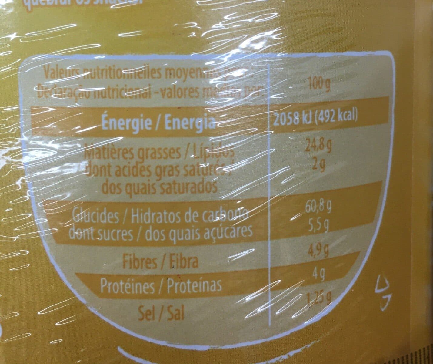 Bouton d'or Tuiles saveur paprika packshot