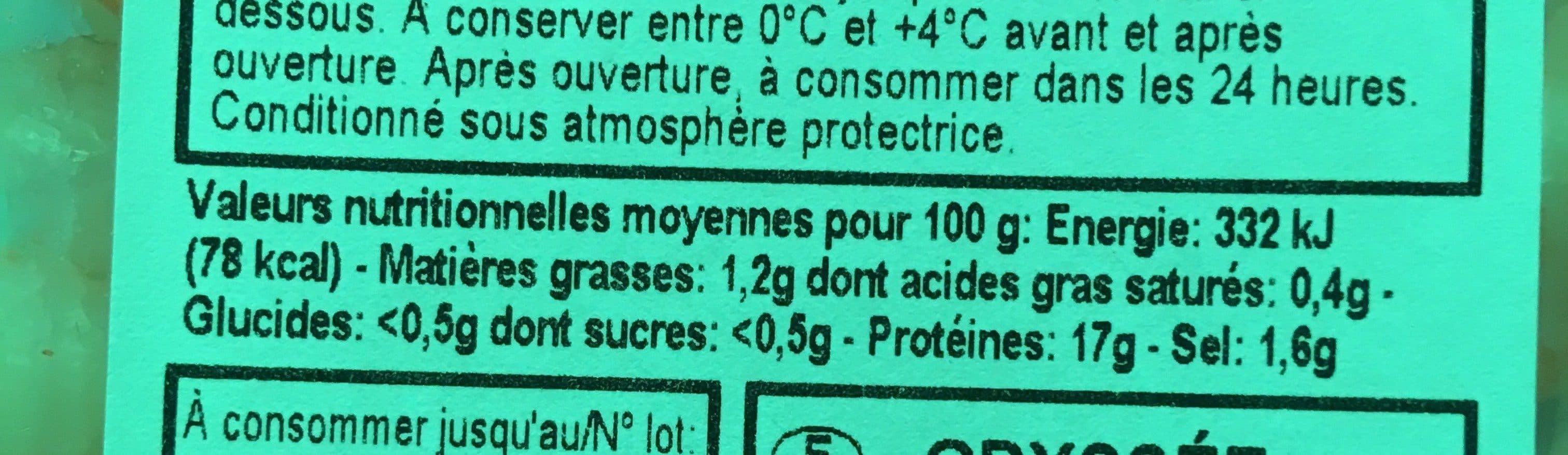 Odyssee Queues Crevettes tropicales PTO partiellement décortiquée - 100g packshot