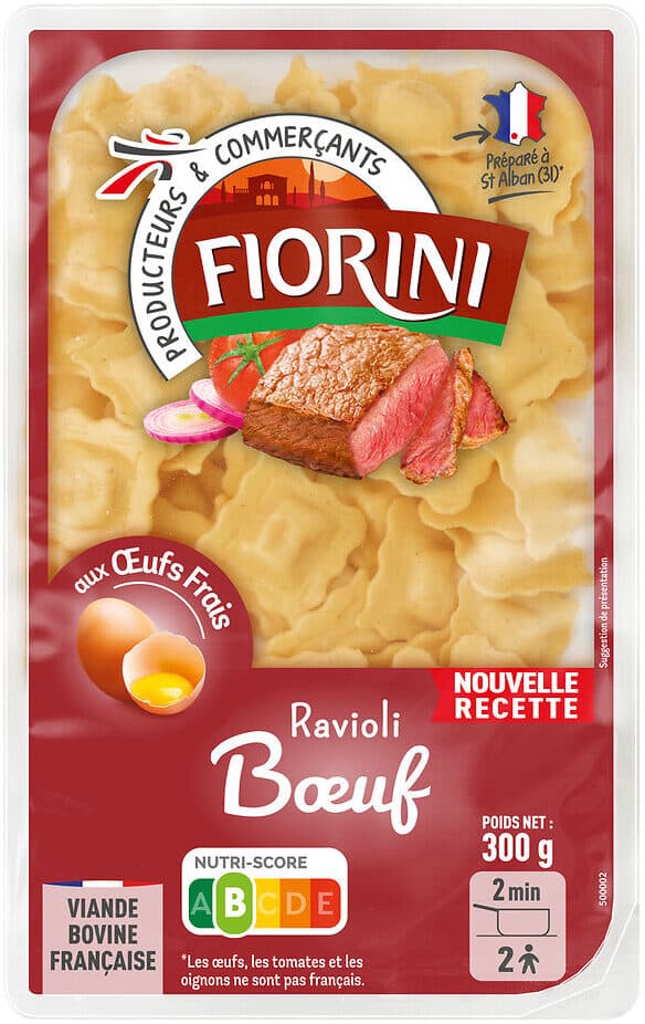 Fiorini RAVIOLI AU BŒUF 300g packshot