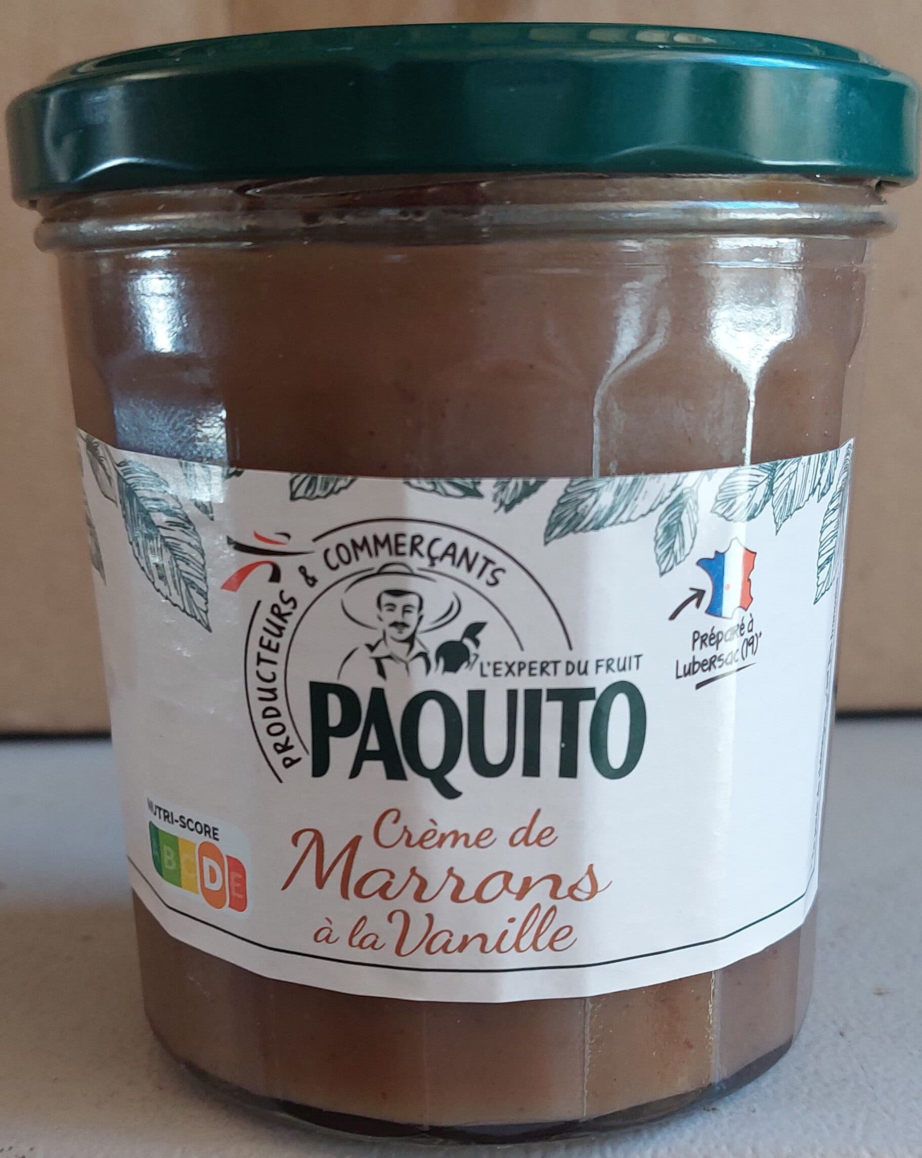 Paquito Crème de marrons à la vanille packshot