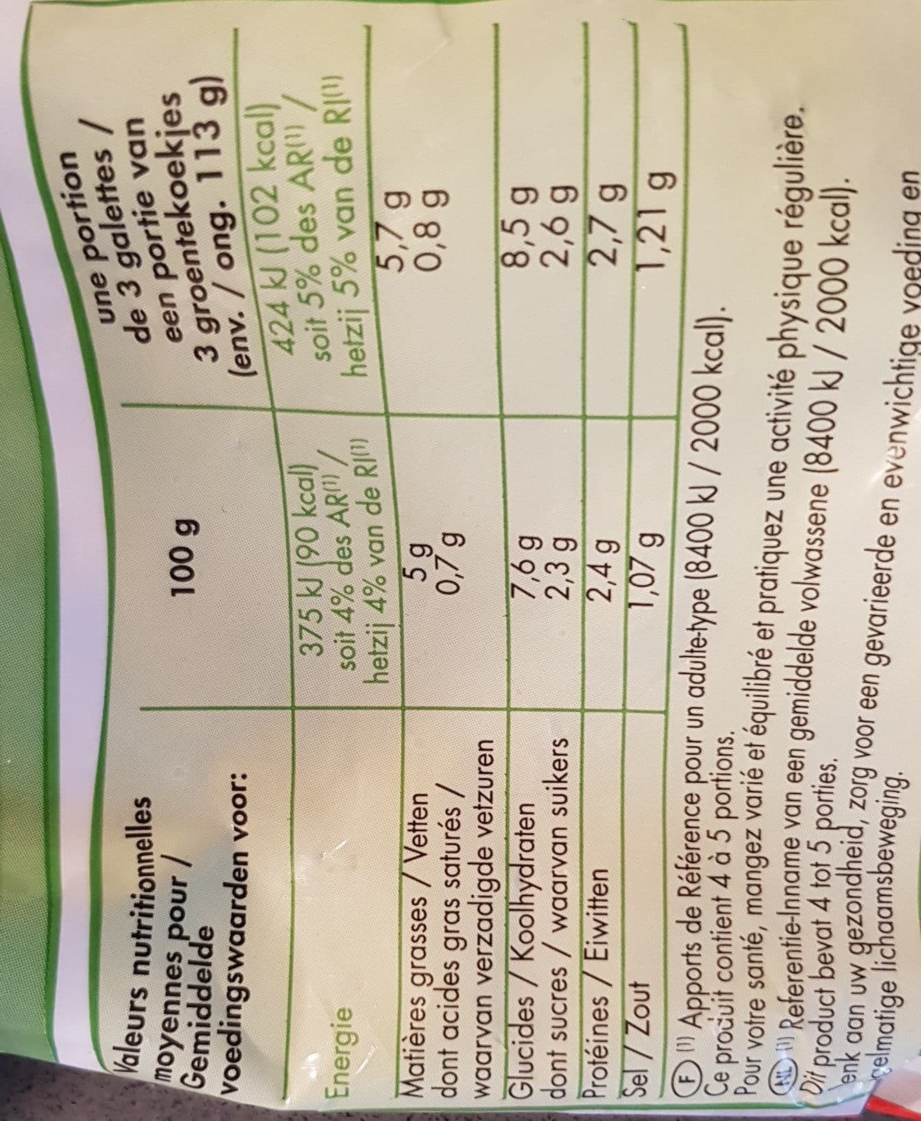Saint eloi Galettes légumes du jardin (choux fleurs carottes brocolis) packshot