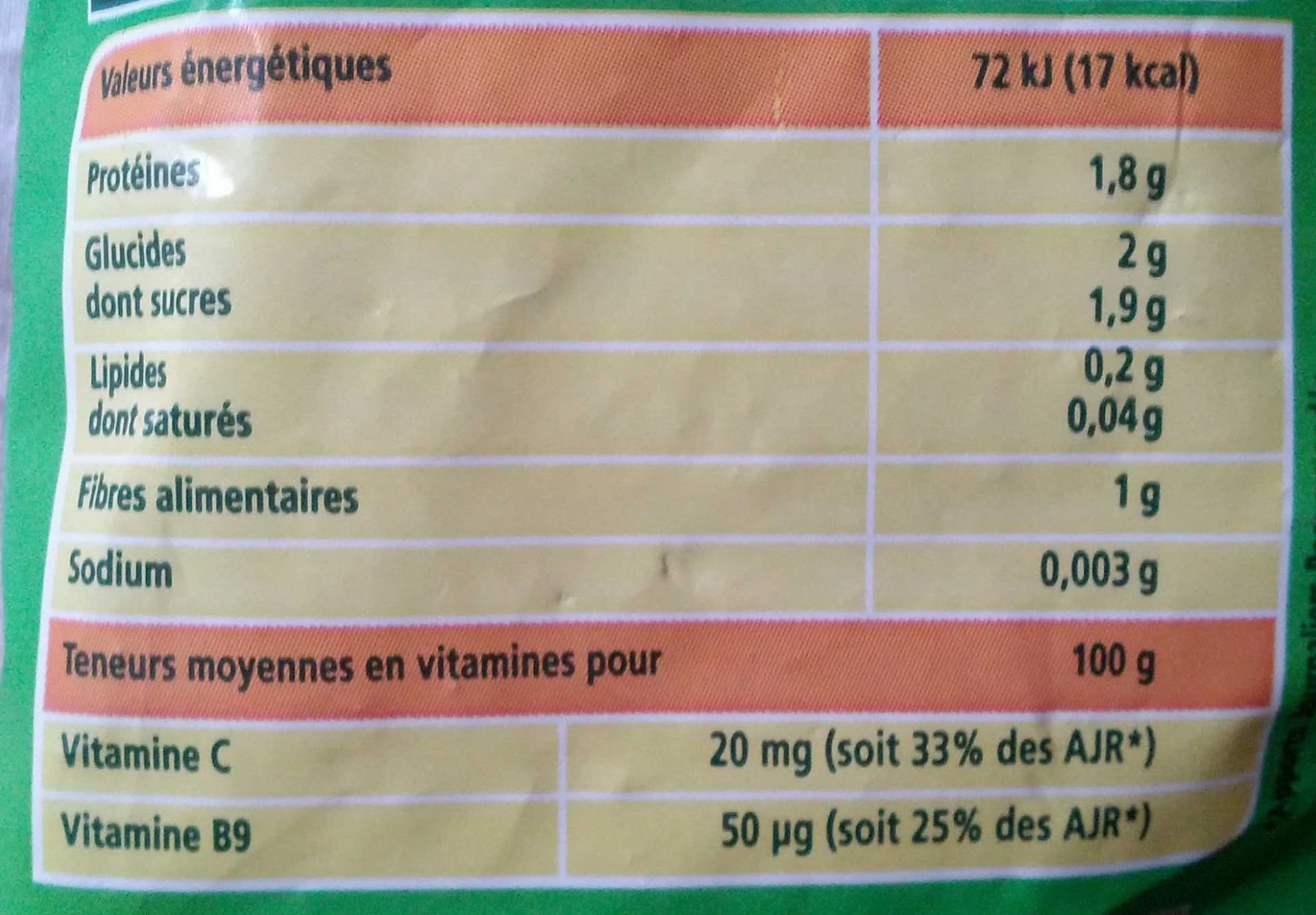 Intermarché COURGETTES RONDELLES 1kg packshot