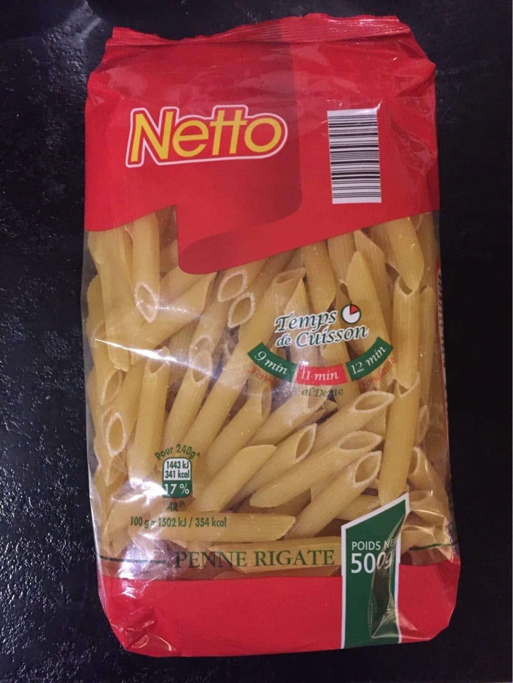 Netto Penne rigate packshot