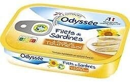 Odyssee Filets de sardines à l'huile de tournesol 100g (1/7) packshot